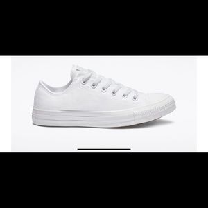 White Low Top Converse Brand New!